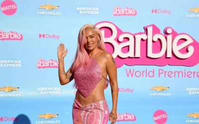 Karol G se robó las miradas en la premier de Barbie
